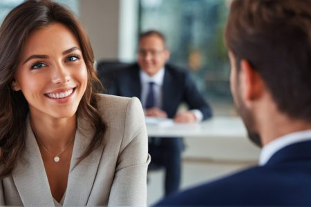 business-woman-smiling-sitting-front-client